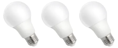 Produktbild von Spectrum E27 LED Lampe 7W 600lm 3000K Warmweiß 230V 3 Stück