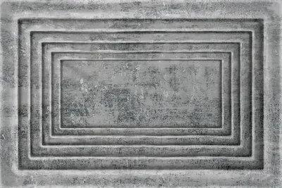Produktbild von Moderner Vinylteppich Betonrahmen 60x90 cm