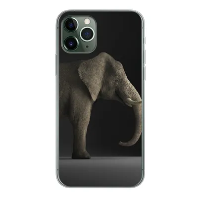 Produktbild von MuchoWow® Handyhülle Schutzhülle Hülle für iPhone 11 Pro Elefant - Tiere - Licht Silikon Softcase Handy Hülle - Handy