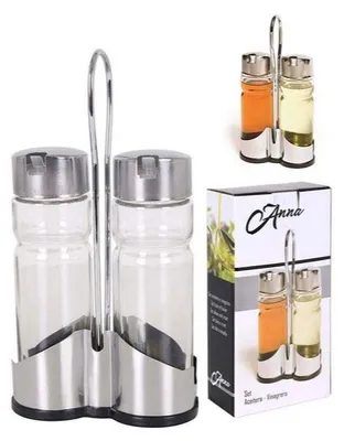 Dressing-Set aus Glas, 3-teilig, mehrfarbig