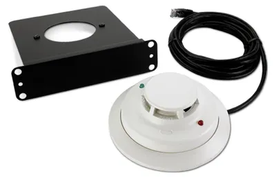 Imagen del producto de Sensor de humo APC, rango de temperatura de 0 a 45 °C, dimensiones: 170,5 mm, 168,8 mm, 130,2 mm, peso: 700 g