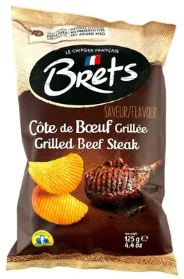 Produktbild von Brets Chips Grilled Beef Steak 125g