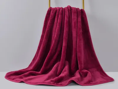 Produktbild von grace grand spa Kuscheldecke mit Polyester-Mikrofaser lila One Size
