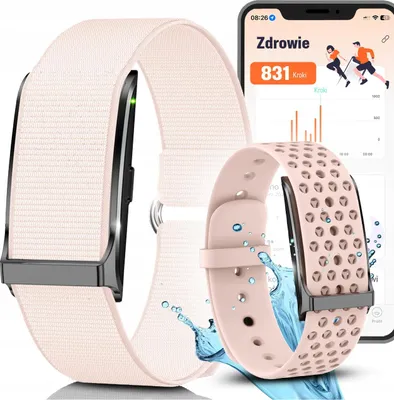 Zdjęcie produktu dla Inteligentna Opaska Smart Zdrowie Sport Powiadomienia - Aplikacja po Polsku