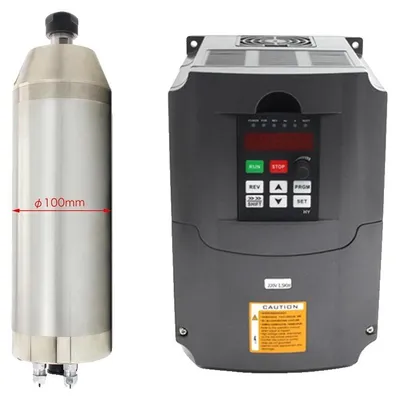 Produktbild von CNC-Spindelmotor, Hochgeschwindigkeitsbetrieb, Wassergekühltes System, Kit 1-a, 220V-a