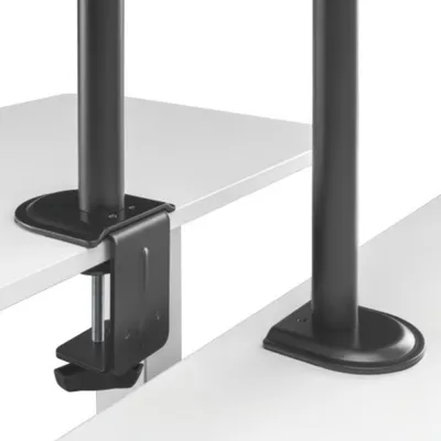 Produktbild von Brateck LDT66-C012 Monitorhalterung ein Gelenkarm auf Rutenhalter