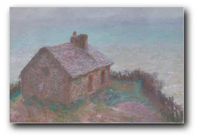 Immagine prodotto di Stampa artistica "La dogana a Varengeville" di Claude Monet – 40 x 60 cm – non incorniciata