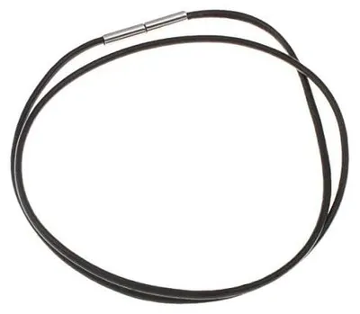 Obrázek produktu pro Náhrdelník Vifaleno, kožený, černý, 2 mm