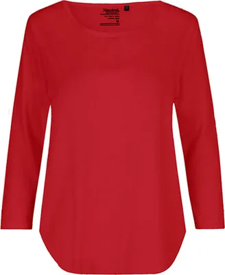 Immagine prodotto di Neutral O81006 | Maglietta donna con maniche a tre quarti - Maniche a 3/4 - Colore: Rosso - Taglia: XL