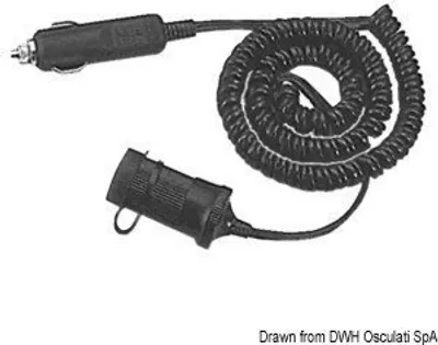 Zdjęcie produktu dla Osculati Extension Spiral 12V 3,6 m Złącze