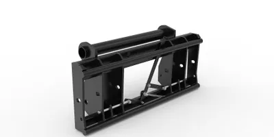 Produktbild von Joma-Tech Adapter von Radlader auf Euroaufnahme - Schnellwechsler Manitou