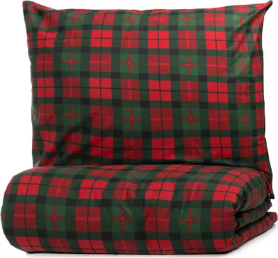 Produktbild von HOMLA Bettwäsche TARTAN Baumwolle kariert 220x200 + 2*70x80 cm
