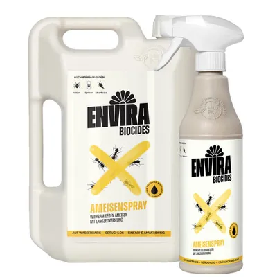 Produktbild von Envira Ameisen Abwehrspray im Nachfüllpaket 2L + 500ml
