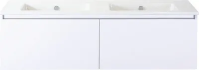 Obrázok produktu pre Kúpeľňová zostava Sanox Frozen 141 cm biela vysoko lesklá 75735201