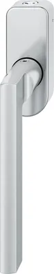 Produktbild von FSB Fenstergriff 34 1035 abschließbar ovale Rosette, Edelstahl matt