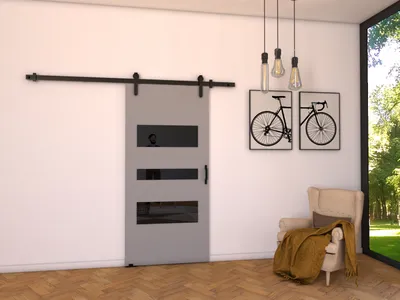 Zdjęcie produktu dla MINIO drzwi przesuwne LIFT C 76 cm Drzwi pokojowe | Szary