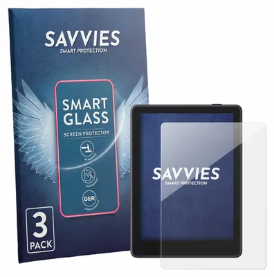 Produktbild von 3x Savvies Schutzglas Folie für Boox Go 6 Gen II 9H Panzer Schutzfolie Glas Displayschutz klar transparent