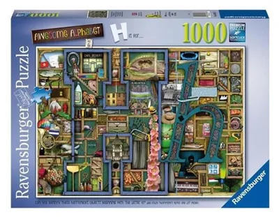Obrázok produktu pre RAVENSBURGER Úžasné abecedné puzzle - písmeno H 1000 dielikov
