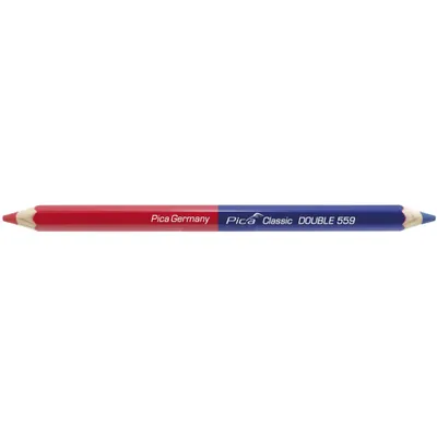 Image de Crayon Double Pointe Rouge Et Bleu