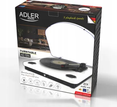 Immagine prodotto di Adler Turntable | AD 1914 | USB port