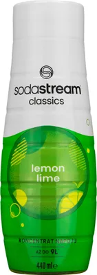 Zdjęcie produktu dla SodaStream 1424226490, Syrop do saturowania, Zielony, Szary, Żółty, Cytryna, Limonka, 440 ml, 9 l, 1 szt.