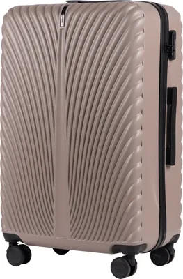Produktbild von WINGS SWAN Große Koffe 28" Beige - Robuster ABS+ mit 97L Volumen