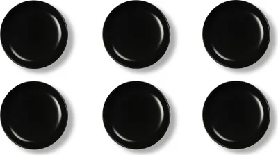Produktbild von Excelsa Set Von 6 Suppenteller Nordic 18 Cm Kermik Schwarz