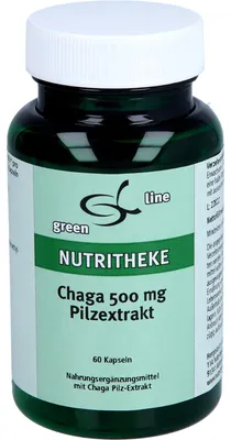 Produktbild von CHAGA 500 Mg PILZEXTRAKT KAPSELN, 60 St KAP