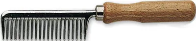 Produktbild von ELDORADO Mähnenkamm mit Holzgriff - Holz/Metall
