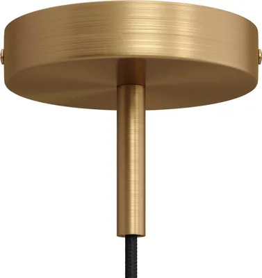 Immagine prodotto di Creative-Cables Kit rosone cilindrico in Metallo con serracavo da 7 cm - Bronzo Satinato