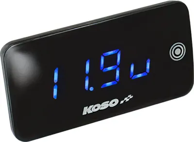 Immagine prodotto di Voltmetro termometro Koso Slim New Generation blu