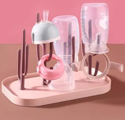 Produktbild von Famanu Flaschenständer für Babyflaschen - schnelles Trocknen, flexibles Design