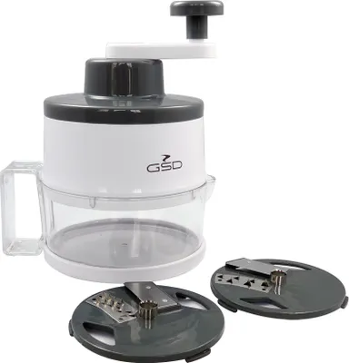Produktbild von Gemüseschneider CHEF CUTTER  mit 3 Einsätzen / Gemüse-Spaghettischneider / Spiralschneider / Dekoschneider / GSD