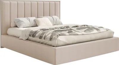 Obrázok produktu pre Selsey Togents - Čalúnená posteľ 160x200 so ženilkovým poťahom, béžová