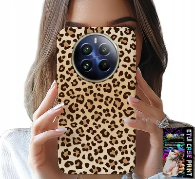 Obrázok produktu pre Puzdro pre Realme 12 Pro+ – zadné kryty s leopardovým vzorom, módne ženské dizajny