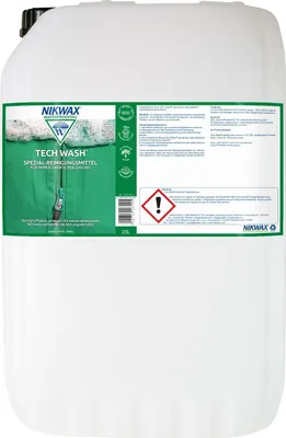 Produktbild von Nikwax Tech Wash Pflege Waschmittel Outdoor Funktionskleidung Reinigung 25 Liter