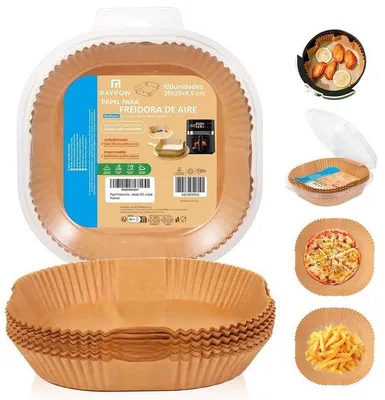 Productafbeelding van Bakpapier, vierkant, 20-24 cm, 100 stuks, BPA-vrij