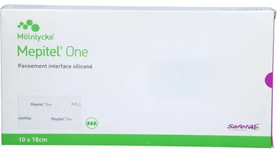 Produktbild von Mepitel One 10x18 cm Silikon Netzverband 10 St