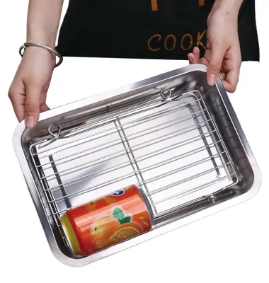 Obrázok produktu pre Nepriľnavá plechová doska na pečenie do rúry a na gril