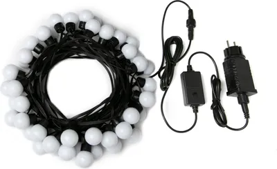 Immagine prodotto di LBM Catena luminosa intelligente da esterno da 10 m - 50 lampadine Globe da 3 cm