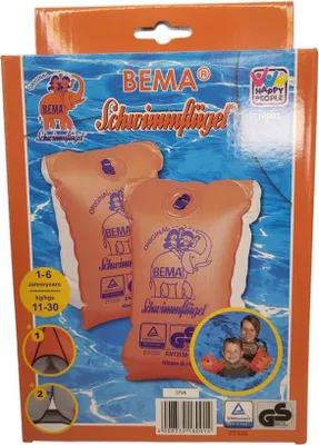Produktbild von Bema Schwimmflügel, Blau, Orange, Schwimmarmbänder, Kind, 1 Jahr(e), 6 Jahr(e), 30 kg