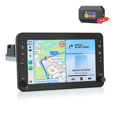 Zdjęcie produktu dla Radio samochodowe z adapterem DAB+ do Alfa Romeo 159, Brera, Spider, bezprzewodowe CarPlay, Android Auto, GPS, nawigacja, 7 cali, 2+32GB, Android, DSP, Bluetooth