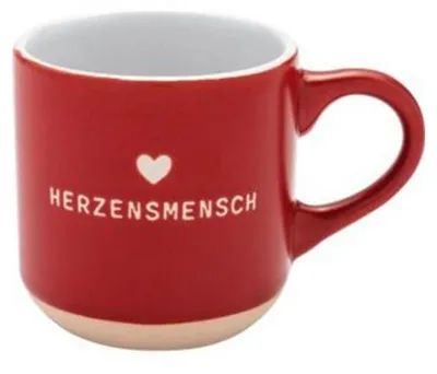Produktbild von GRUSS & CO Espressotasse Motiv Herzensmensch, 10 cl