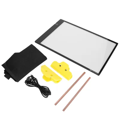 Produktbild von Tablica świetlna LED, tablica do rysowania, tablica do malowania A4, ściemnialna tablica do rysowania, tablica do rysowania, elektroniczny zestaw do malowania