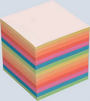 Produktbild von Büroring Ersatzpapier für Zettelbox farbig, 700 Blatt