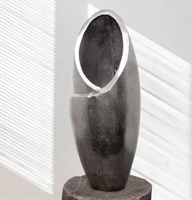 Produktbild von Aluminium Vase, Groß, Amphore, Vase, Dekoration