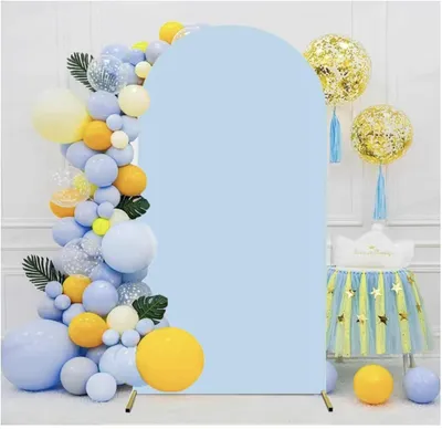 Produktbild von Cosmo Celebrations® Bogen Hintergrund Abdeckung (Staubiges Blau, 1.2×2.2m)