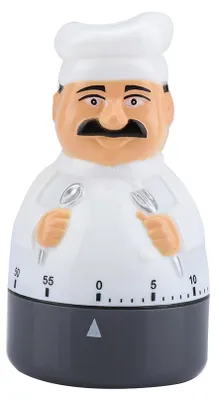 Produktbild von Küchenwecker mit Drehknopf, analoge Uhr mit Glocke für Köche, mechanische Countdown-Uhr für den Haushalt, Küchenwecker für Männer, Küchenchef