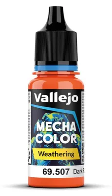 Produktbild von AV Acrylicos Vallejo: Vallejo Mecha Color 69507 Dark Rust Wash (17ml)