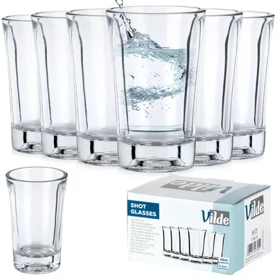 Obrázek produktu pro Skleničky na panáky Vilde Skleničky na likér Skleničky na panáky 40 ml 6 ks.